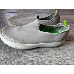 OoFos Oomg eeZee Womens 9.5 Gray Slip on‎ Comfort Recovery Shoes Gym Sneakers